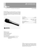 Sennheiser e-840 Product Sheet
